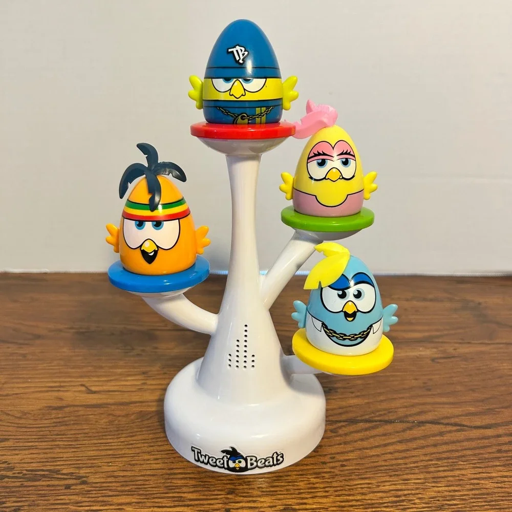 Tweet Beats Music‎ Tree Identity Games Interactive Musical Toy with 4 Birds